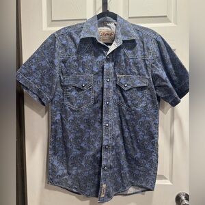 Rafter C Cowboy Collection  Pearl snap Western  Men’s Size S